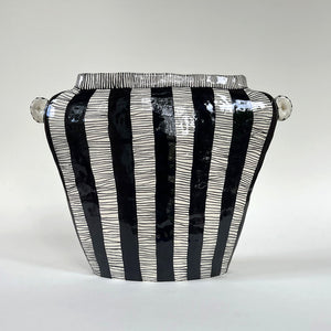 Mod Striped Vase (609)
